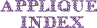Applique Index